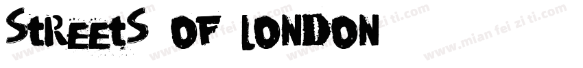 streets of london字体转换
